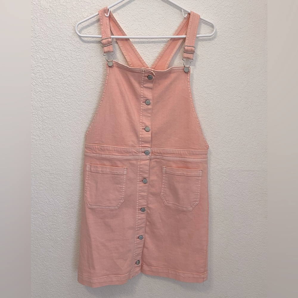 Pink Overall Dress